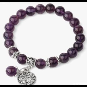 🔥Host Pick🔥CJSA Natural Stone Amethyst Strand Bracelet